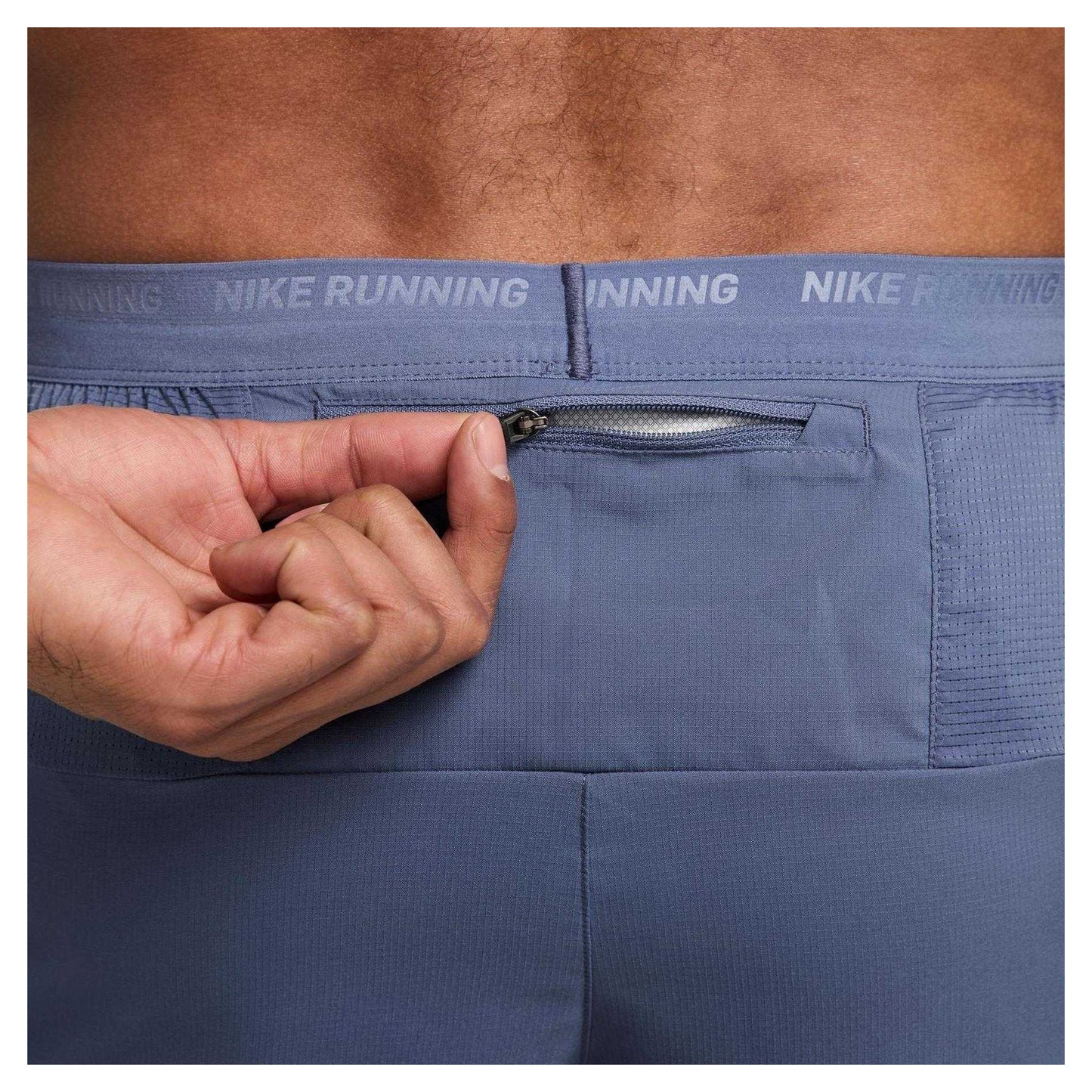 Indigo - Side - Nike Mens Running Shorts
