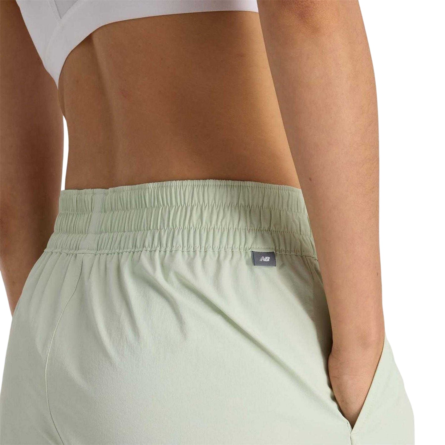 Mint - Side - New Balance Womens-Ladies Relaxed Fit Shorts