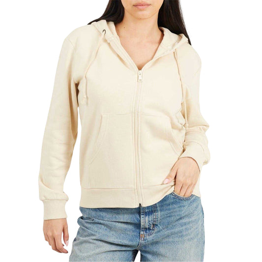 Stone - Front - Brave Soul Womens-Ladies Sweat Jacket