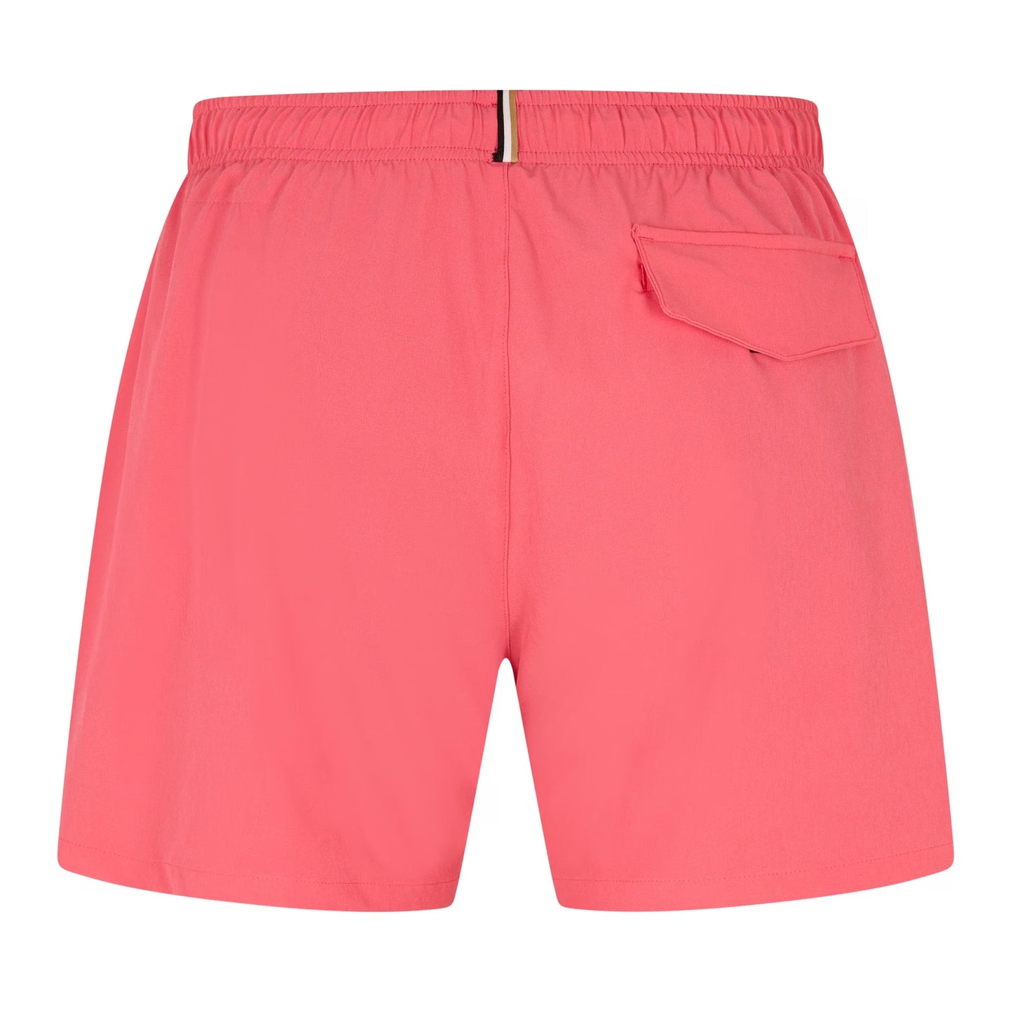 Dark Pink - Back - Boss Mens Tio Swim Shorts