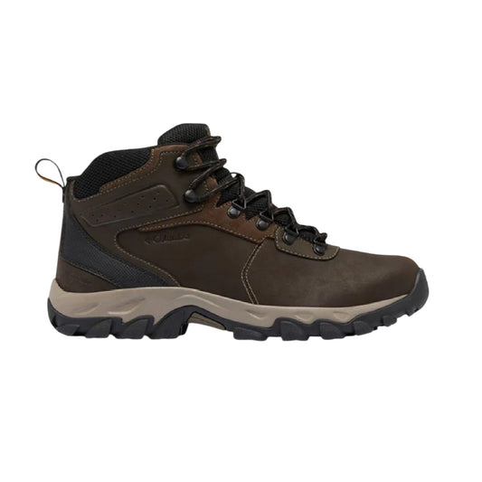 Brown - Front - Columbia Mens Newton Ridge Plus II Leather Waterproof Hiking Boots