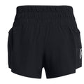 Black - Back - Under Armour Womens-Ladies Launch Shorts