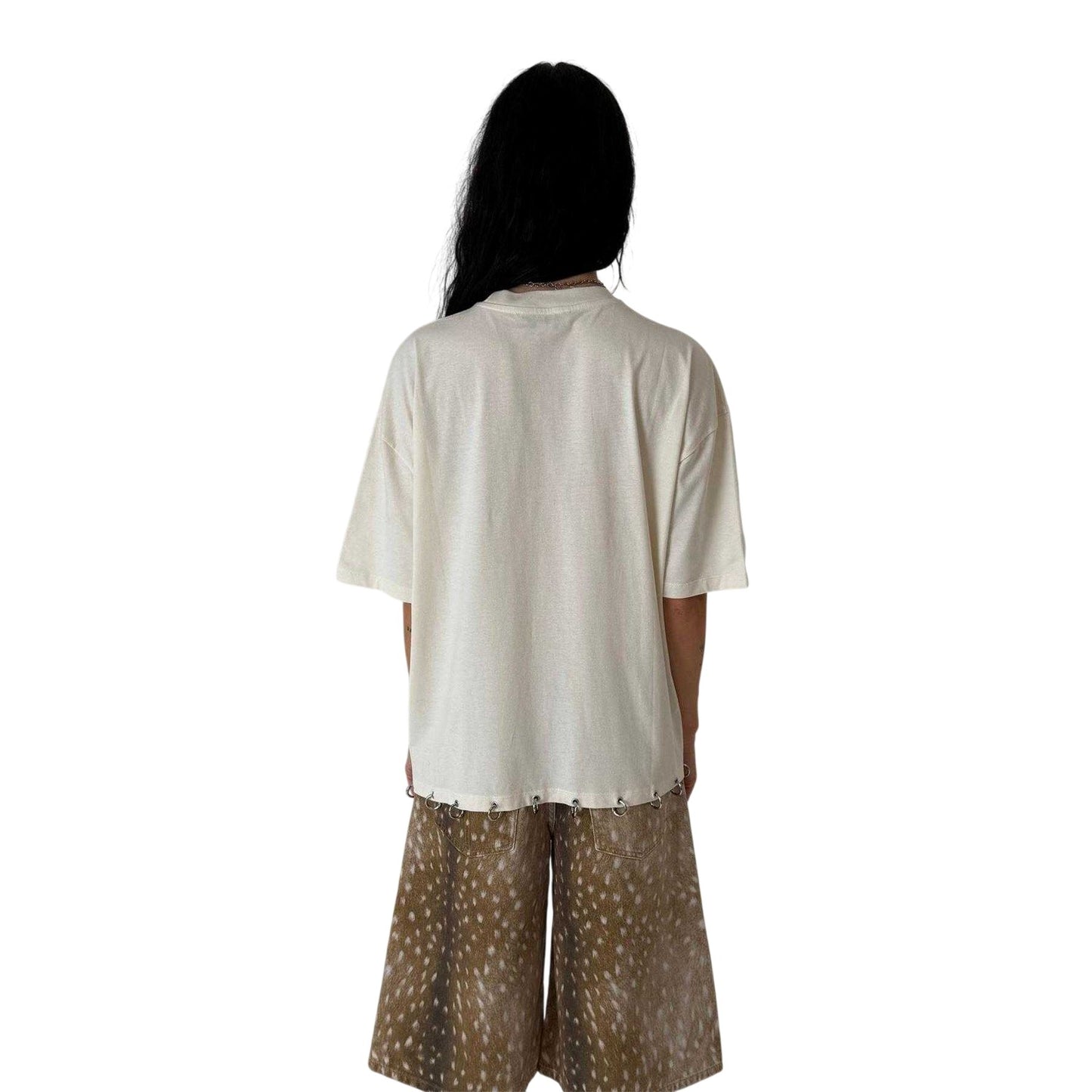 Ecru - Back - The Ragged Priest Unisex Adult Deer T-Shirt