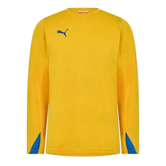 Yellow - Front - Puma Mens Team Long-Sleeved Shirt