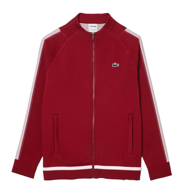 Red - Front - Lacoste Mens Novak Djokovic Tennis Jacket