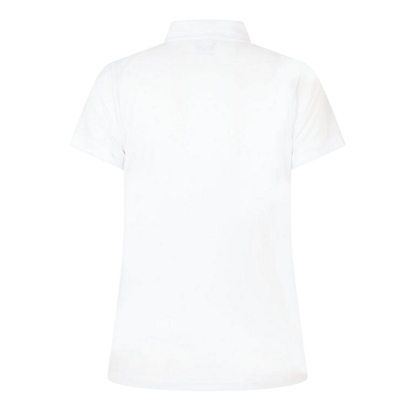 Brilliant White - Back - Castore Womens-Ladies Logo Travel Polo Shirt