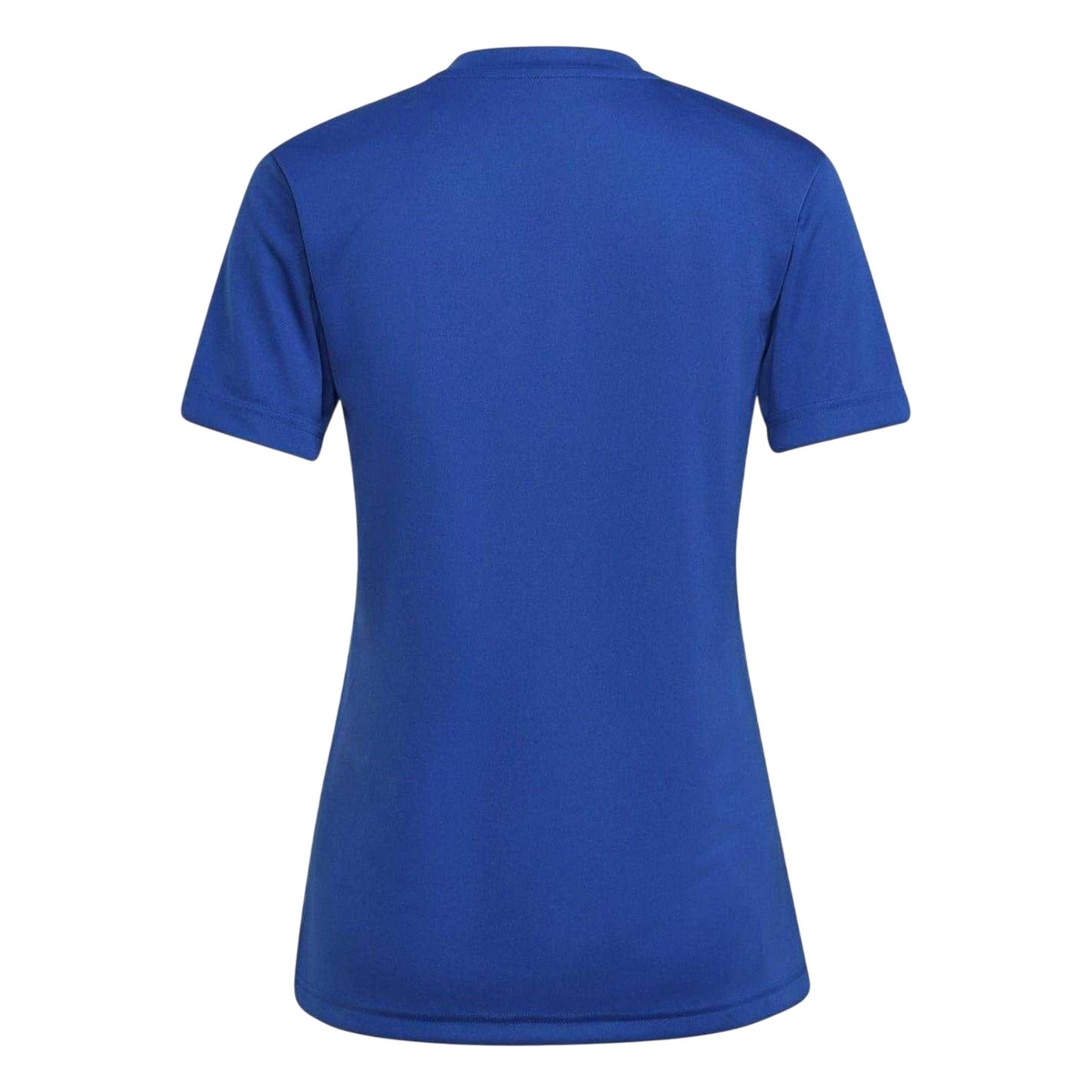 Royal Blue - Back - Adidas Womens-Ladies Contrast Striped V Neck Regular T-Shirt