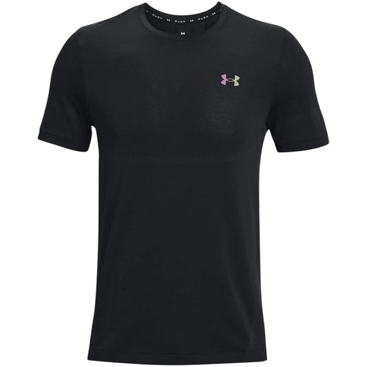 Black - Front - Under Armour Mens Vanish Elite Seamless T-Shirt