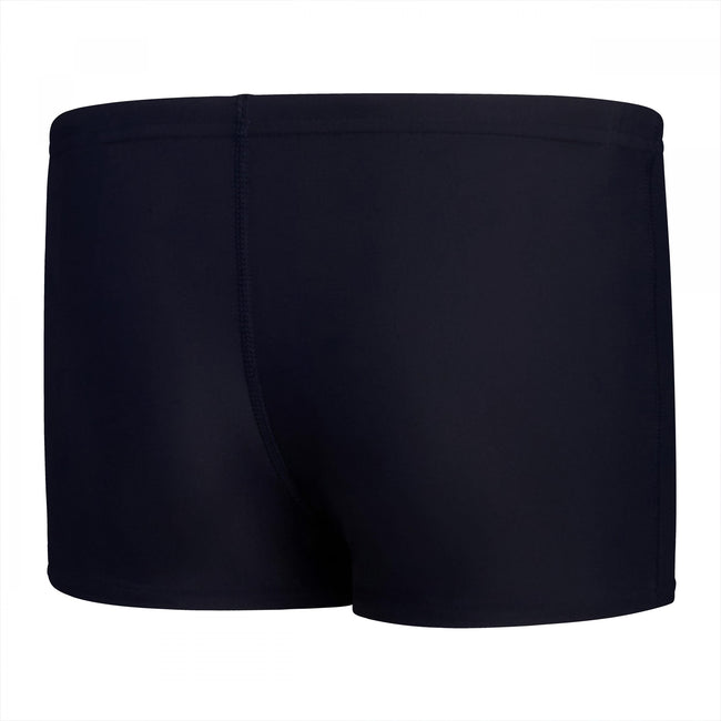 Navy-Red - Back - Speedo Boys Plastisol Swim Shorts