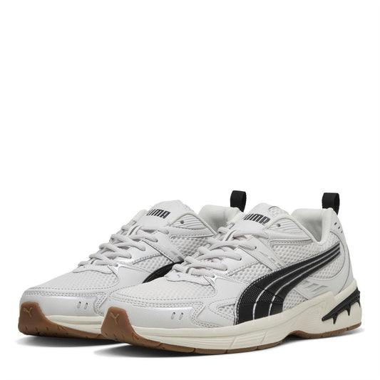 Light-Dark Gum - Front - Puma Mens Milenio Tech Leather Low Trainers