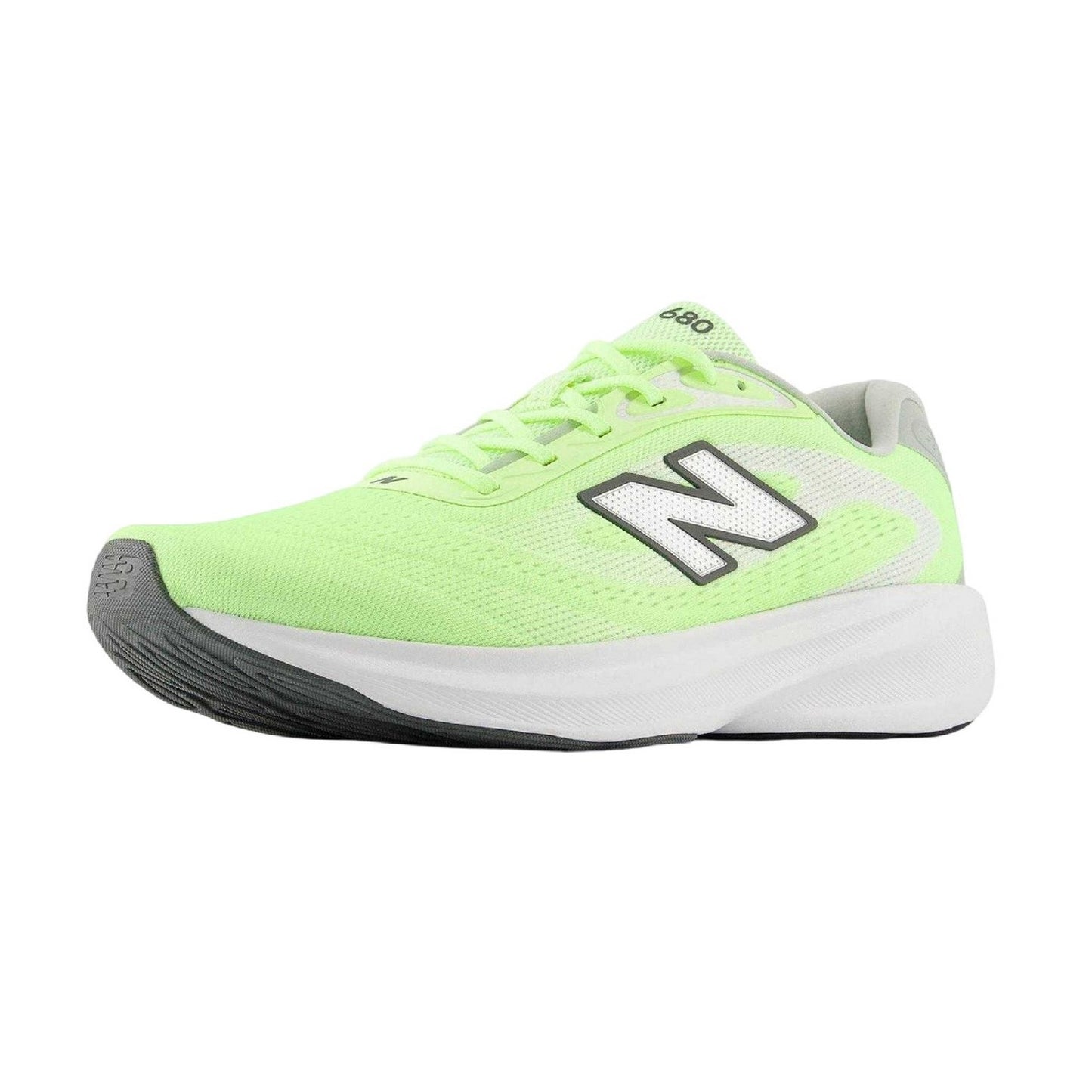 Grey-Neon Green - Lifestyle - New Balance Womens-Ladies 680 V9 Shoes