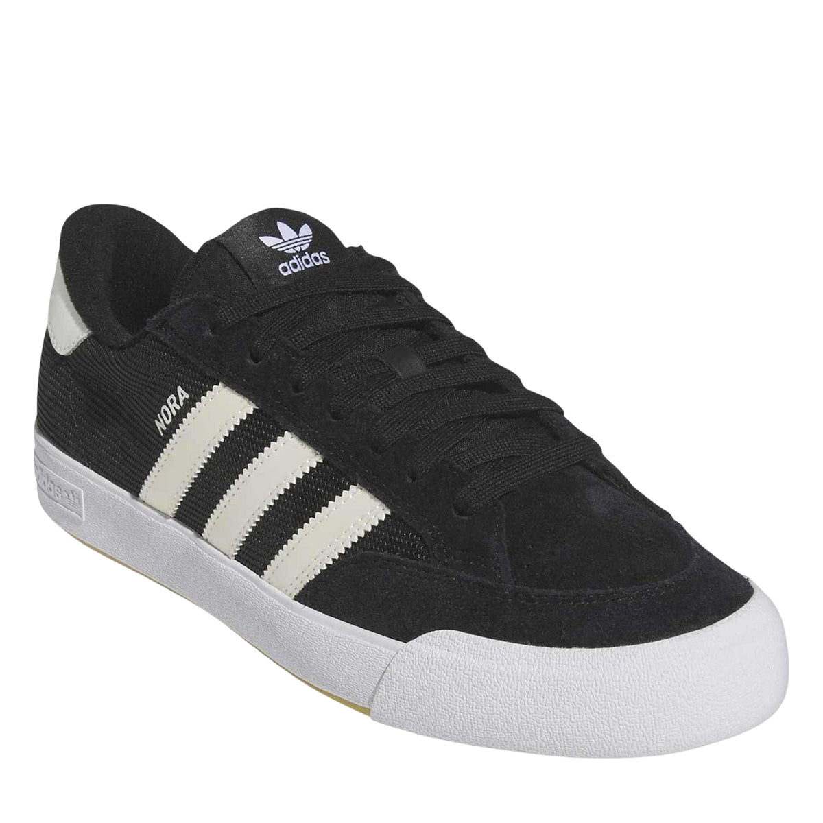 Black - Lifestyle - Adidas Womens-Ladies Originals Nora Suede Trainers