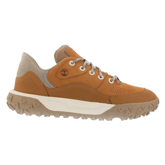 Wheat - Front - Timberland Mens Motion 6 Leather GreenStride Trainers