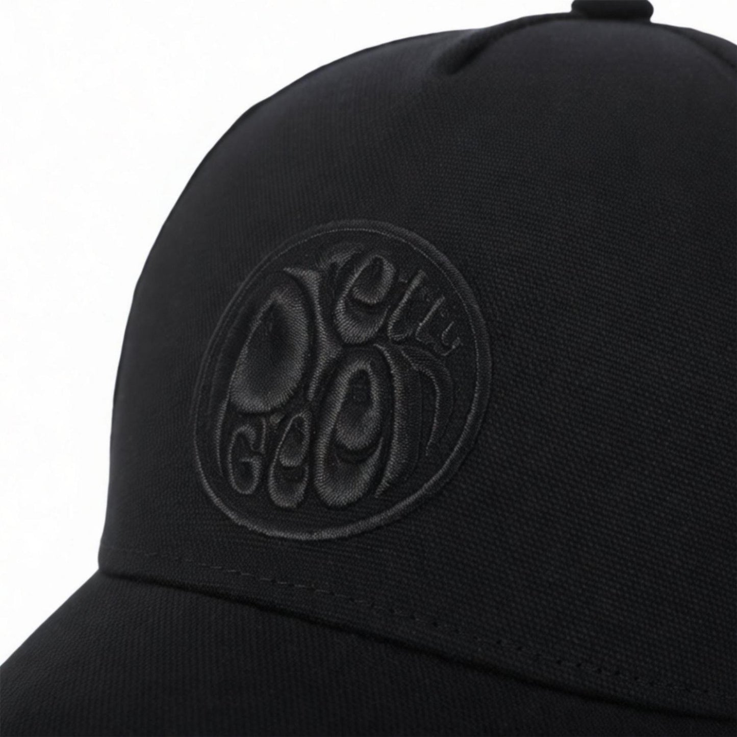 Black - Lifestyle - Pretty Green Embroidered Logo Baseball Cap