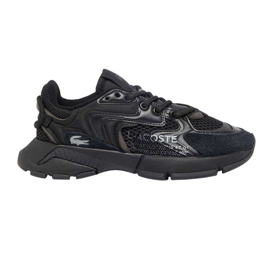 Black - Front - Lacoste Womens-Ladies L003 Neo Suede Trainers