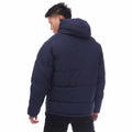 Navy - Back - Jack And Jones Mens Otis Hooded Puffer Jacket
