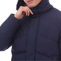 Navy - Side - Jack And Jones Mens Otis Hooded Puffer Jacket