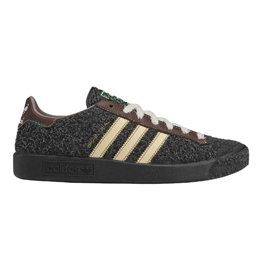 Black - Front - Adidas Unisex Adult Forrest Hills Suede Trainers