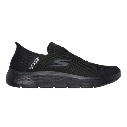 Black - Front - Skechers Mens GO WALK Flex Hands Up Slip-In Trainers