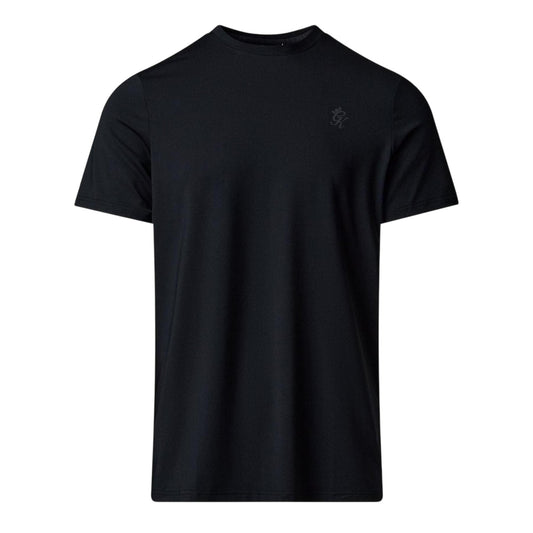 Black - Front - Gym King Mens Victory Performance T-Shirt