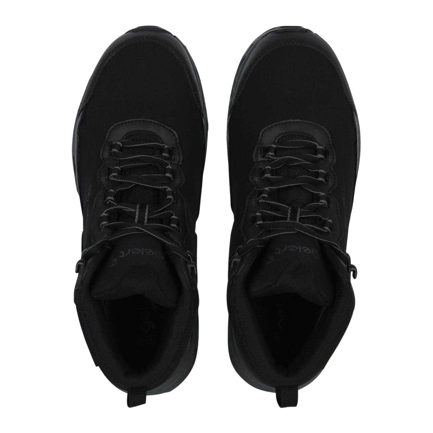Black - Pack Shot - Gelert Mens Softshell Waterproof Walking Boots