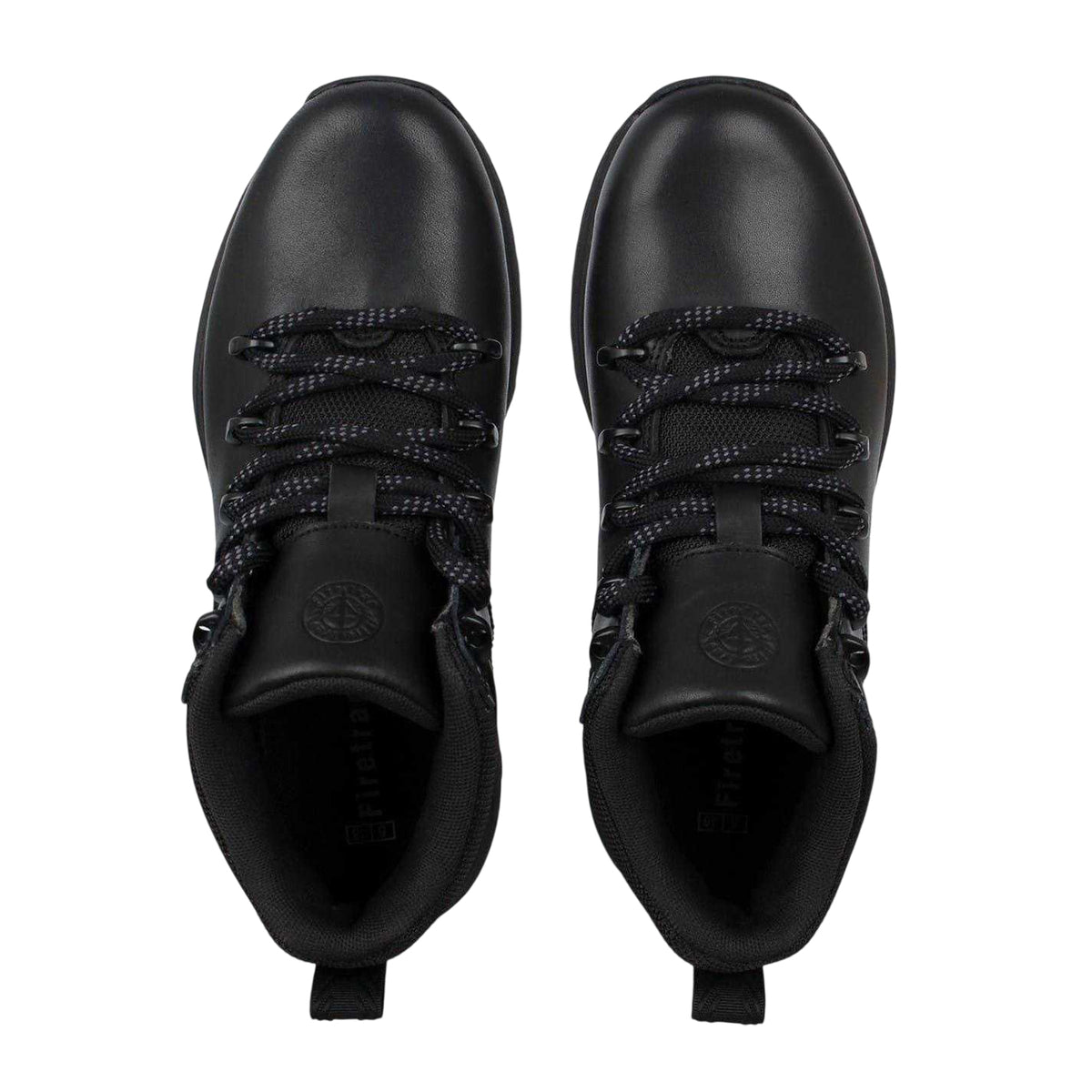 Black - Pack Shot - Firetrap Boys Rhino Leather Hiking Boots