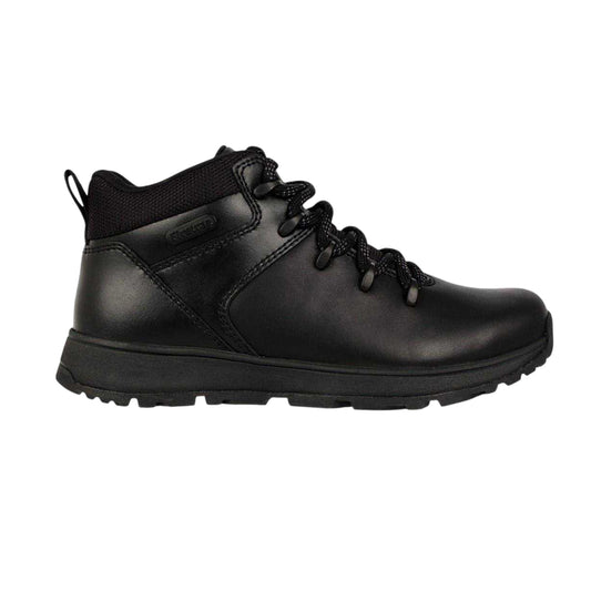 Black - Front - Firetrap Boys Rhino Leather Hiking Boots
