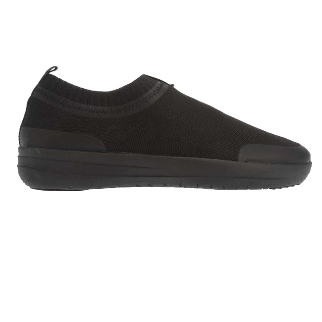 Black - Lifestyle - Fit Flop Womens-Ladies Uberknit Slip-on Trainers