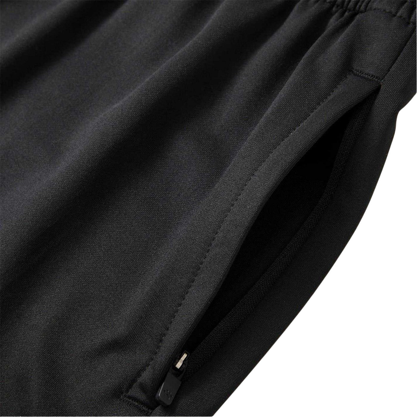 Black - Pack Shot - Kelme Childrens-Kids Colour Block Tapered Jogging Bottoms