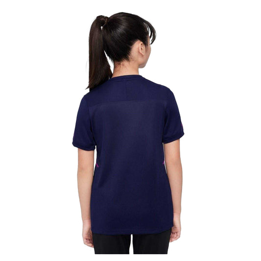 Blue-Gold - Front - Nike Childrens-Kids Genie Crew Neck Regular T-Shirt