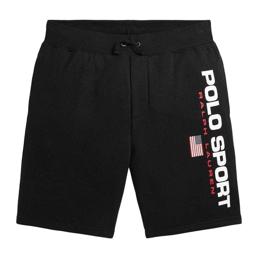 Black - Front - Ralph Lauren Childrens-Kids Logo Shorts