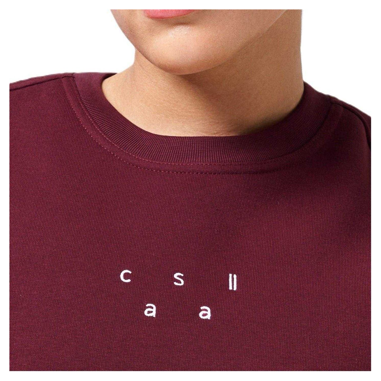 Red - Side - Casall Womens-Ladies Crew Neck Boxy Top