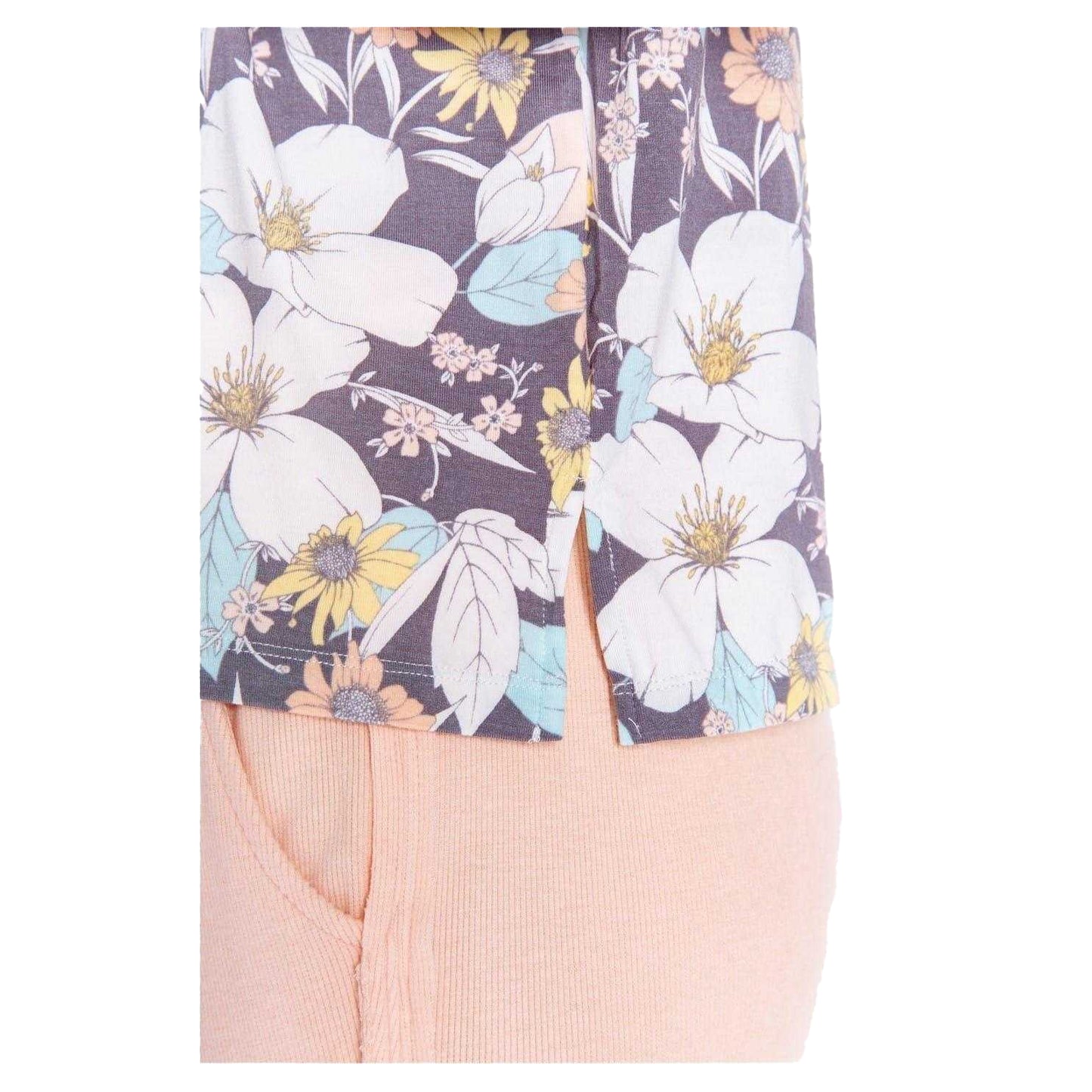Multicoloured - Side - PJ Salvage Womens-Ladies Salvage Floral Relaxed Fit Shirt