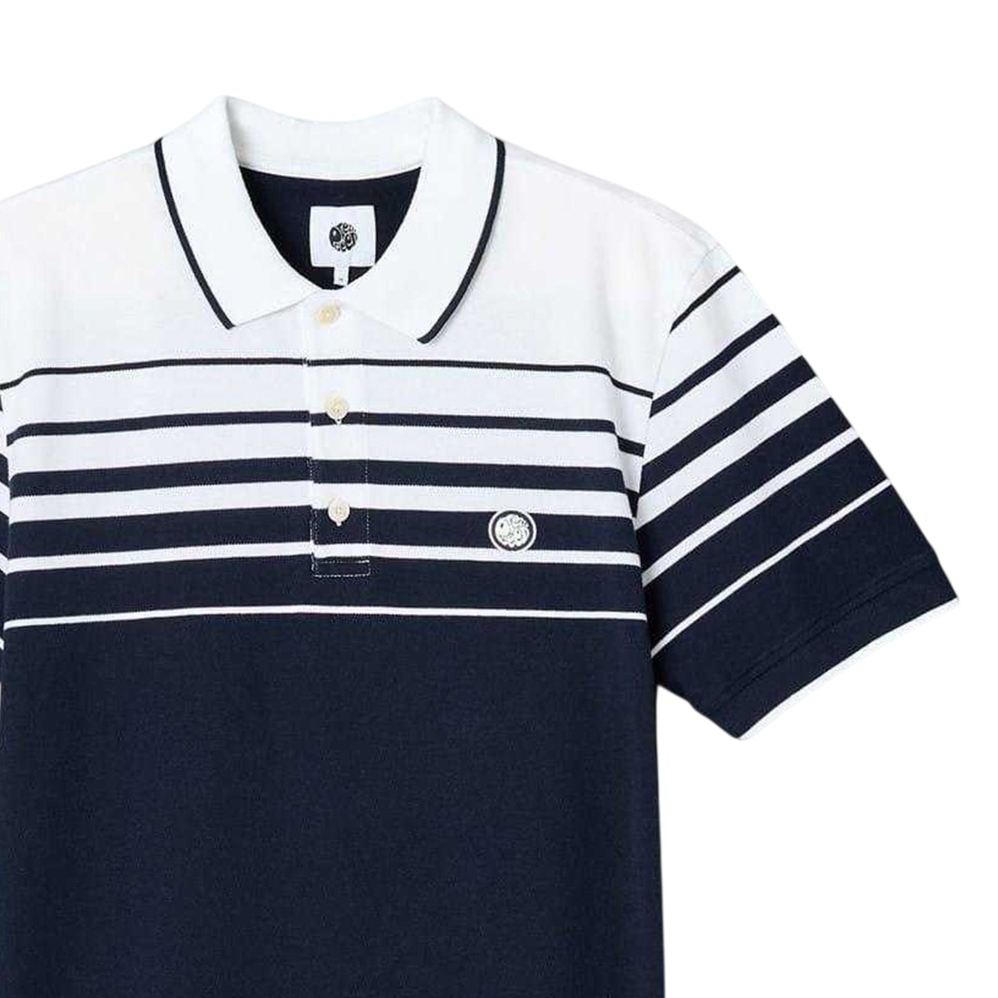 Navy - Back - Pretty Green Mens Short-Sleeved Polo Shirt