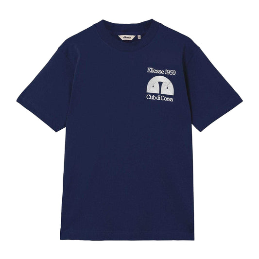 Navy - Front - Ellesse Mens Club Di Corsa T-Shirt