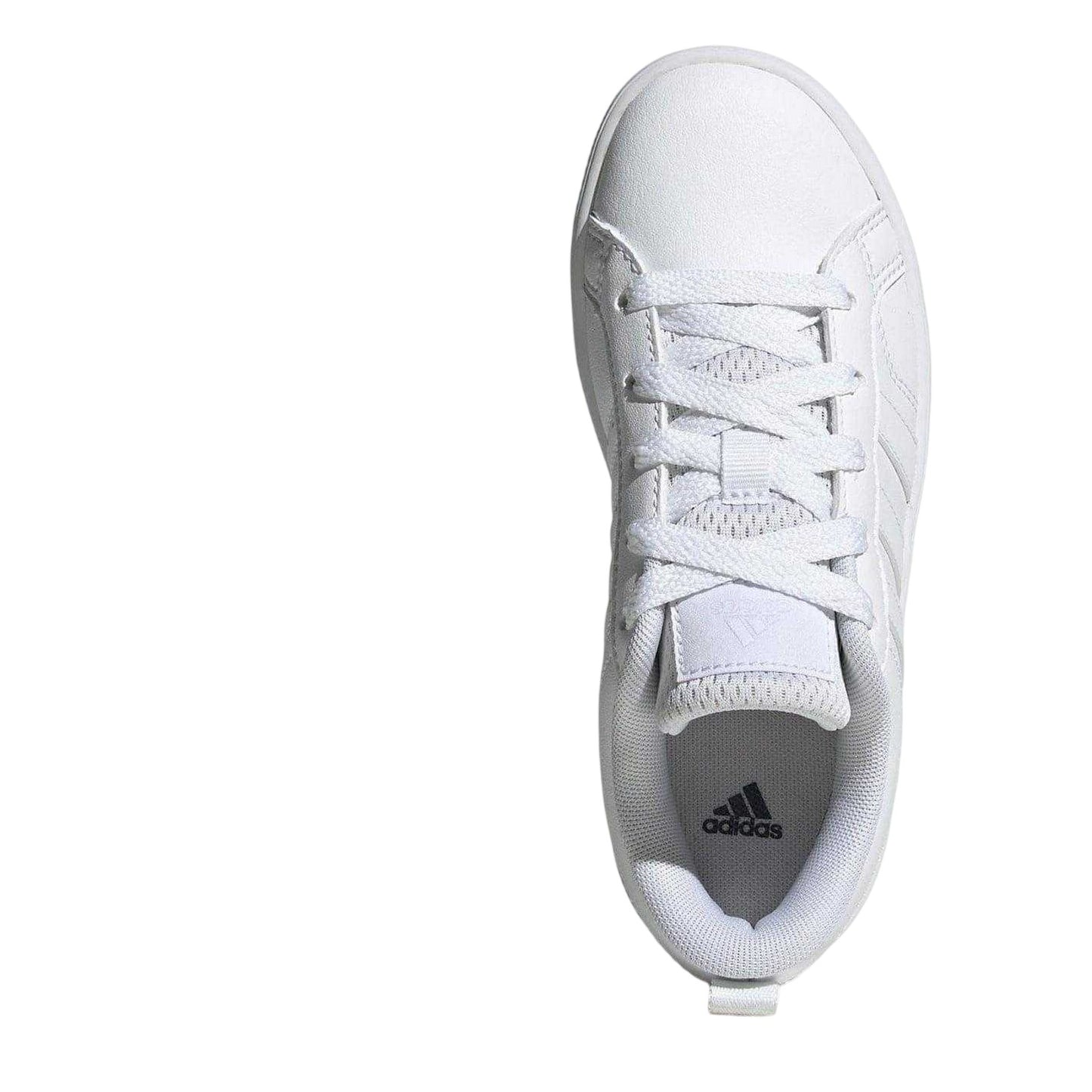 White - Pack Shot - Adidas Boys VS Pace 2.0 Trainers