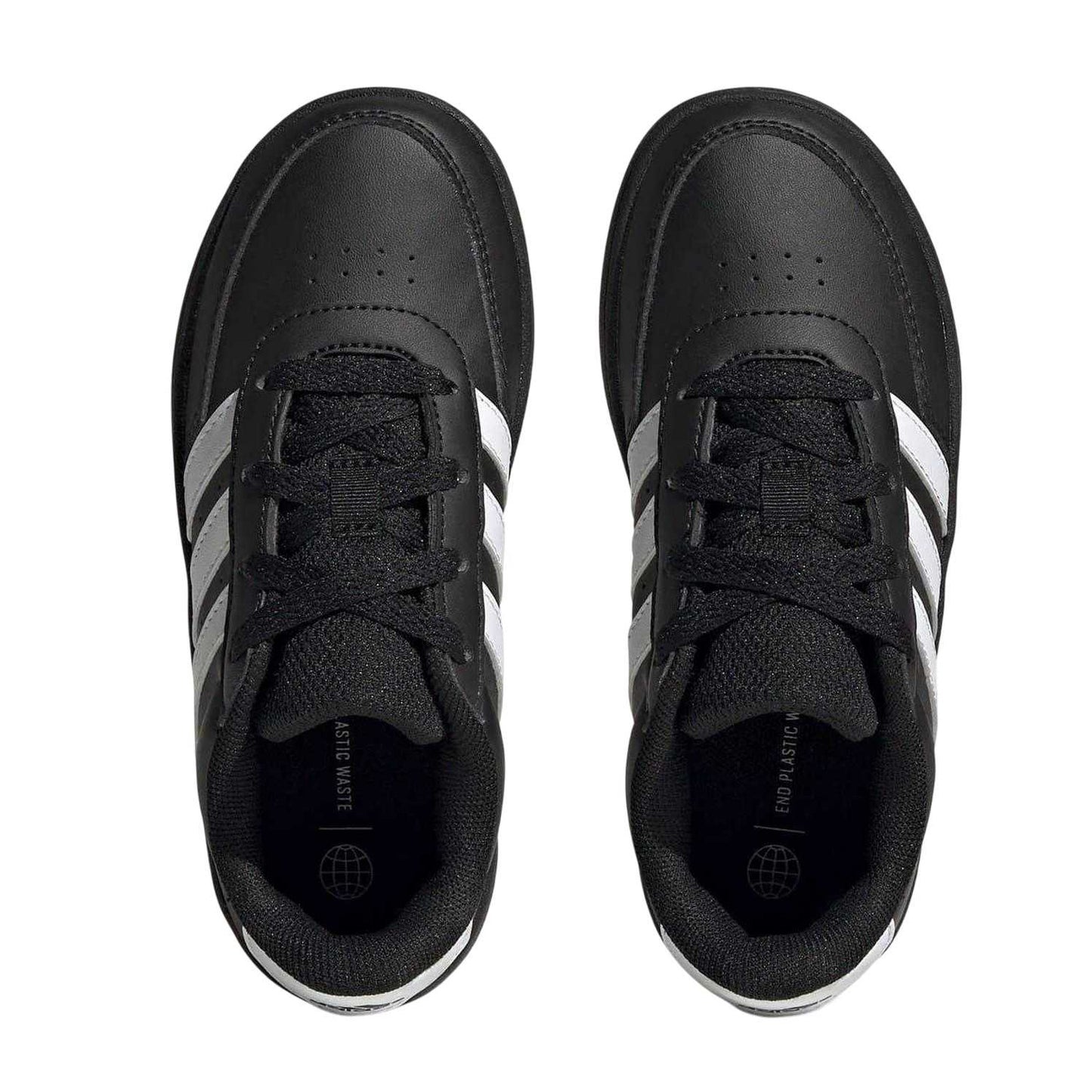 Black-Snow - Lifestyle - Adidas Childrens-Kids Breaknet 2.0 Flat Trainers