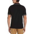 Black - Back - Original Penguin Mens Earl Cotton Pique Polo Shirt