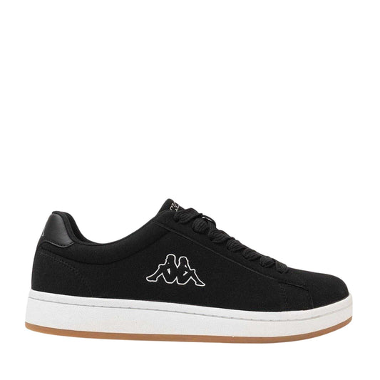 Black-White - Front - Kappa Mens Caccamo Flat Trainers
