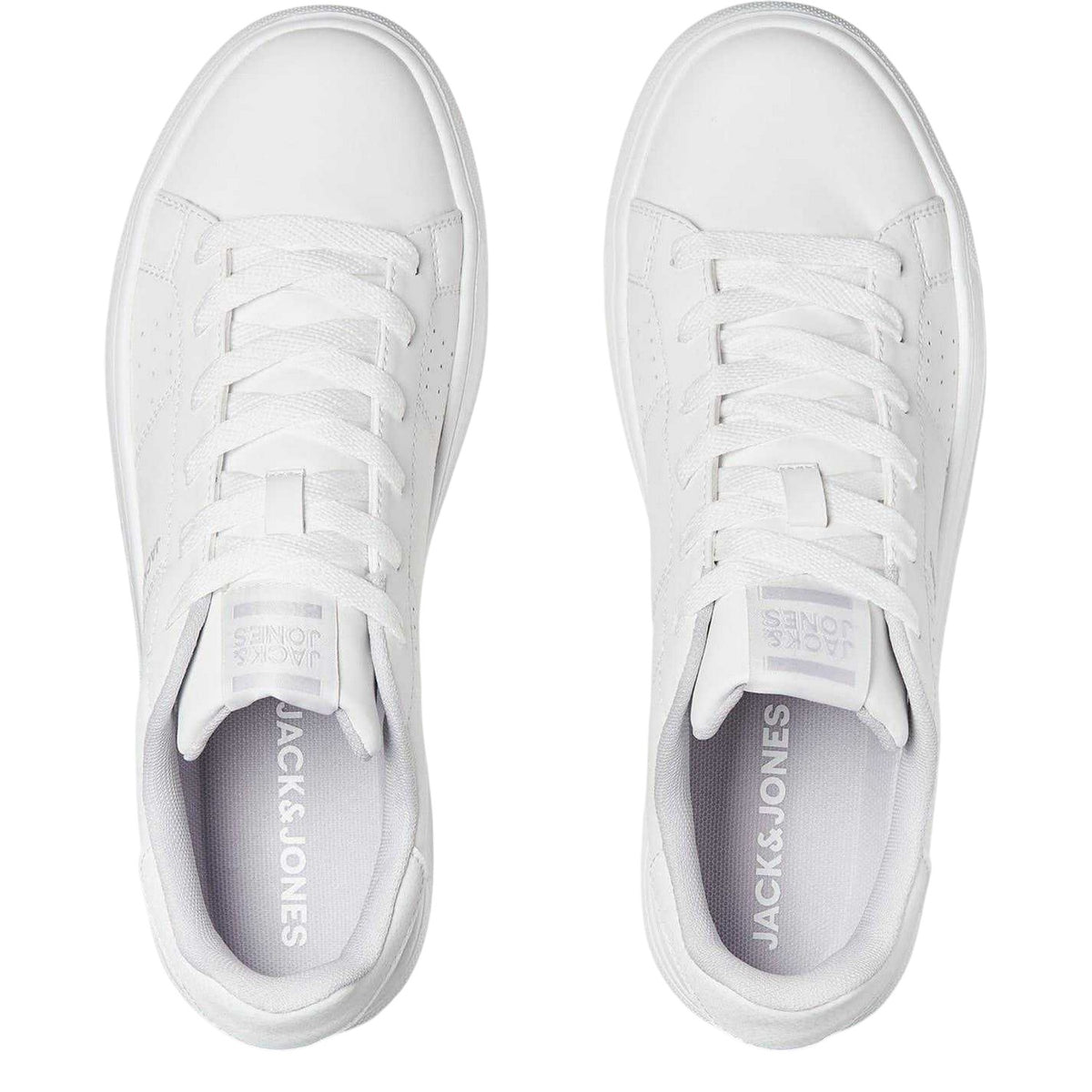 White - Side - Jack And Jones Mens Ealing Trainers