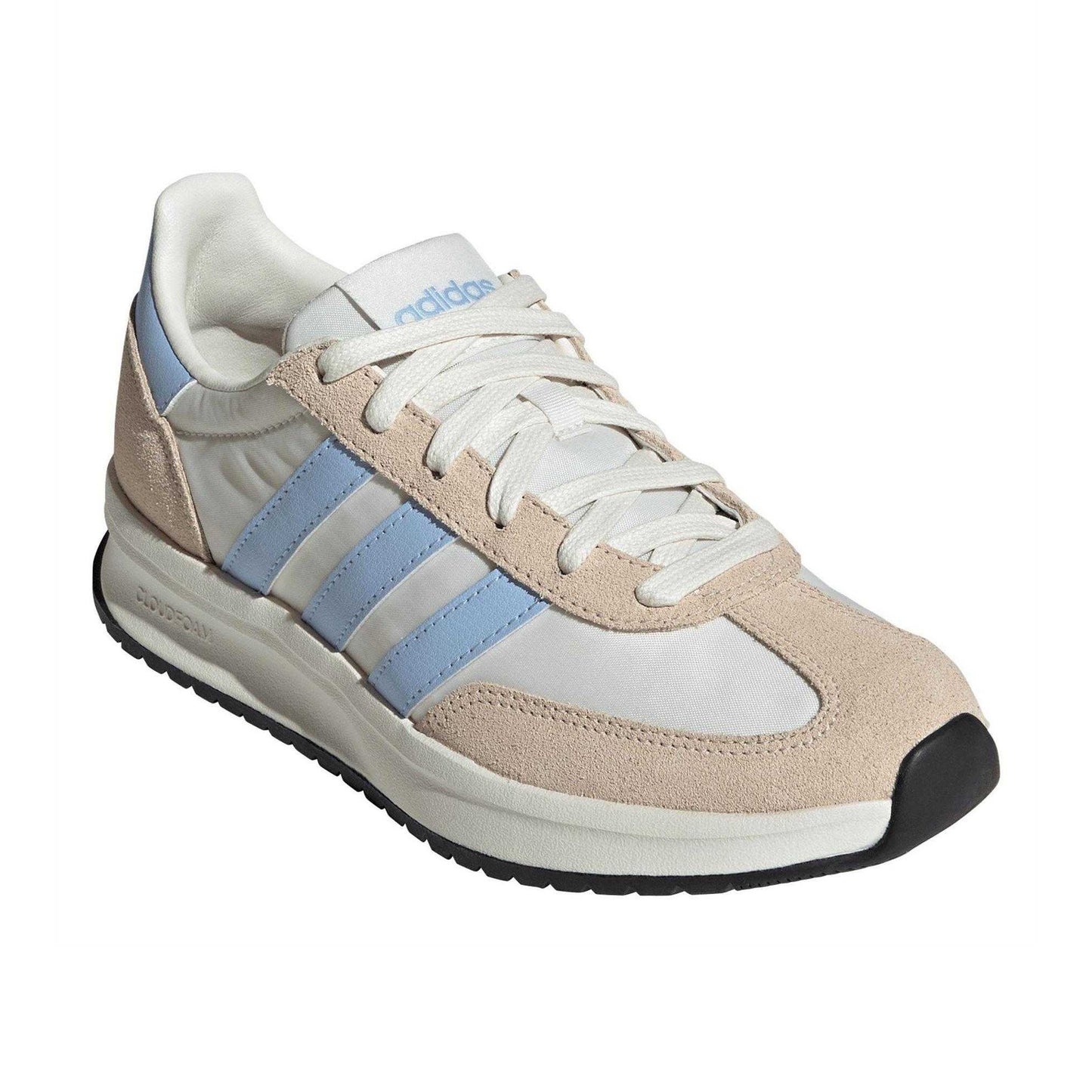 Off White - Pack Shot - Adidas Womens-Ladies Run 70s 2.0 Suede Trainers
