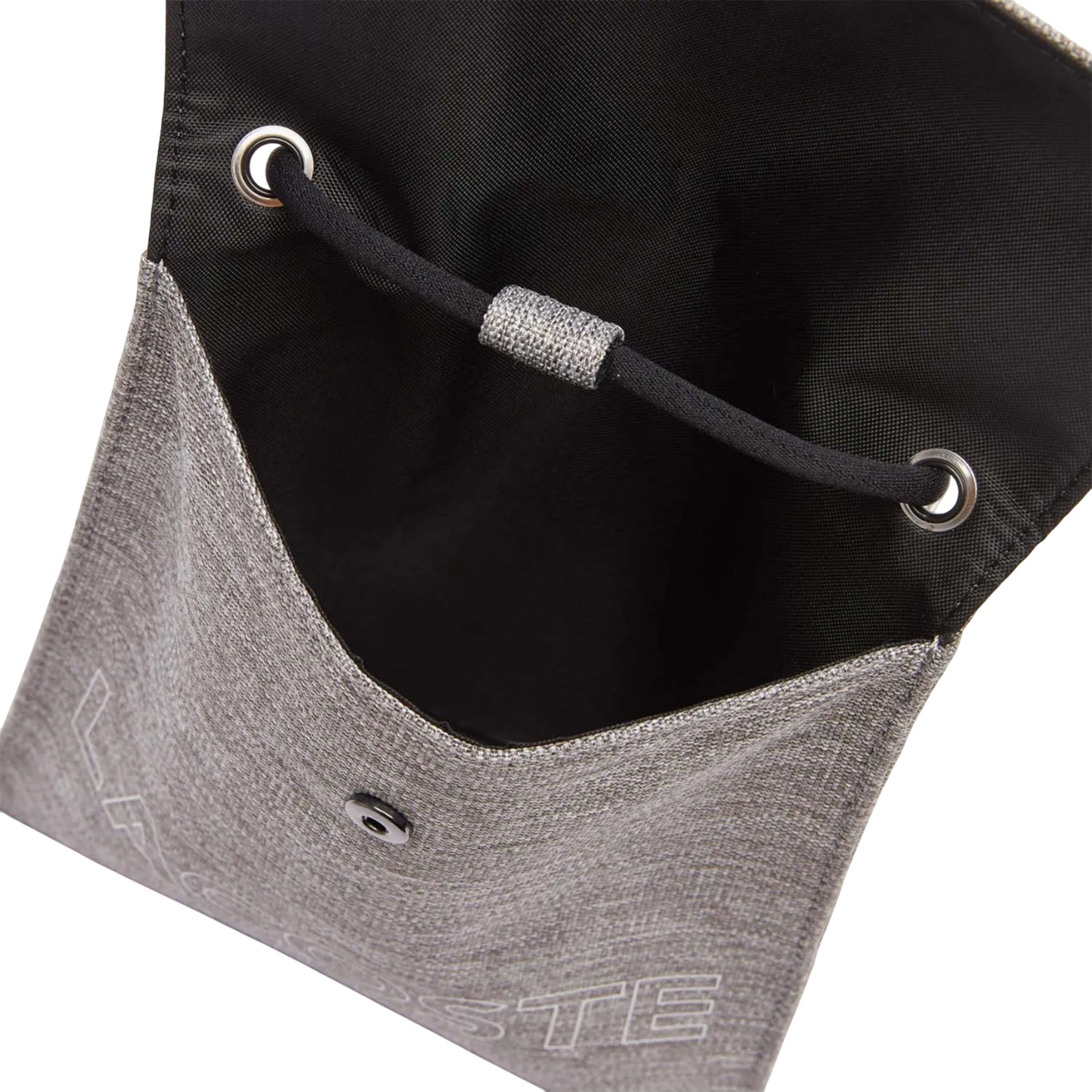 Grey - Lifestyle - Lacoste Neocroc Canvas Neck Pouch