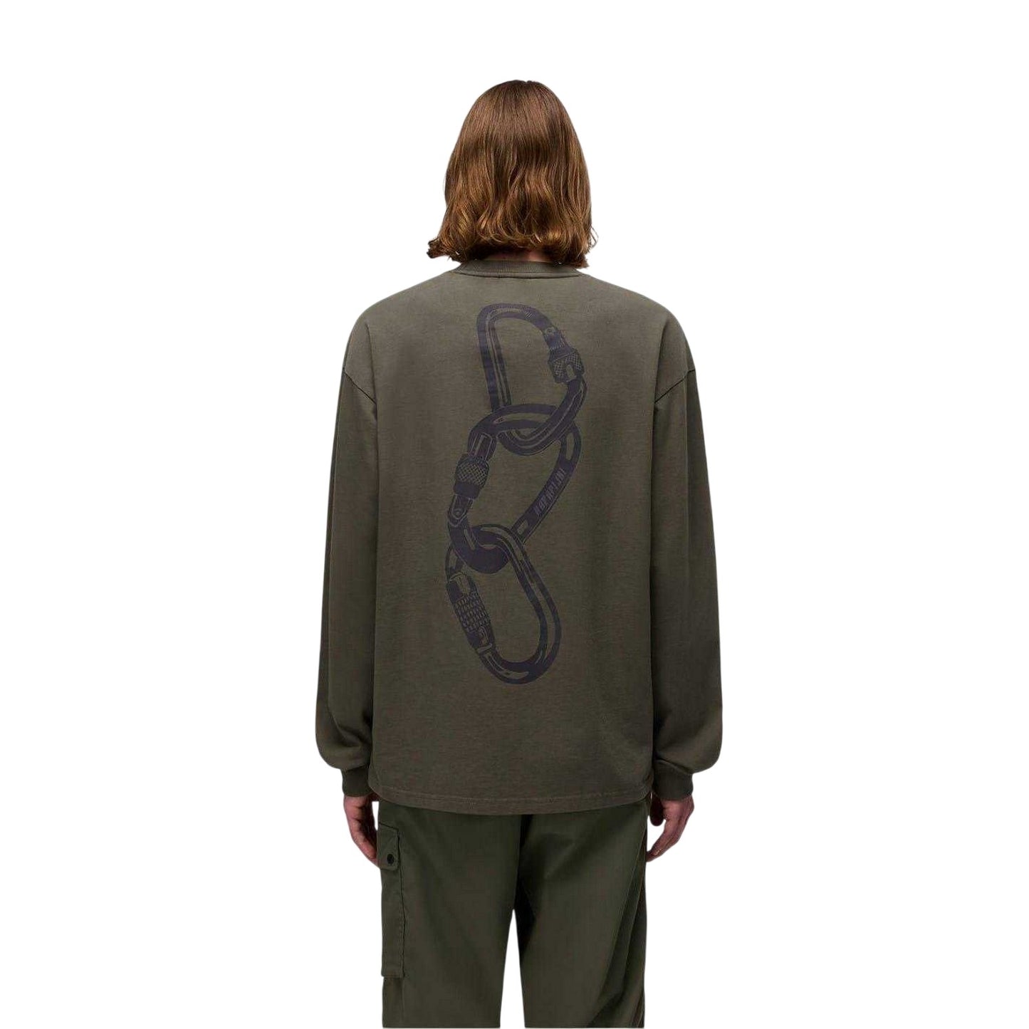 Tea - Lifestyle - Napapijri Mens Coldirai Drop Shoulder Long-Sleeved T-Shirt