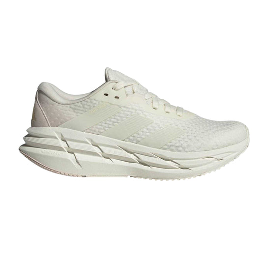 White-Mauve - Front - Adidas Womens-Ladies Adistar 3 Trainers