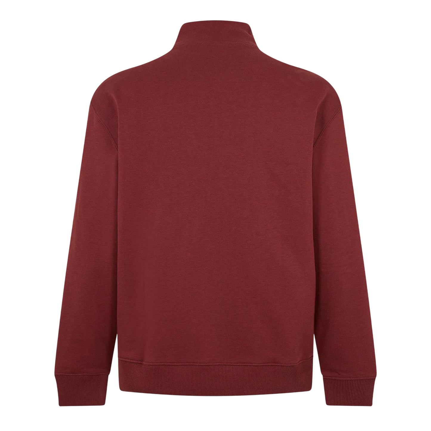 Mocha - Back - Calvin Klein Mens Monogram Quarter Zip Sweatshirt