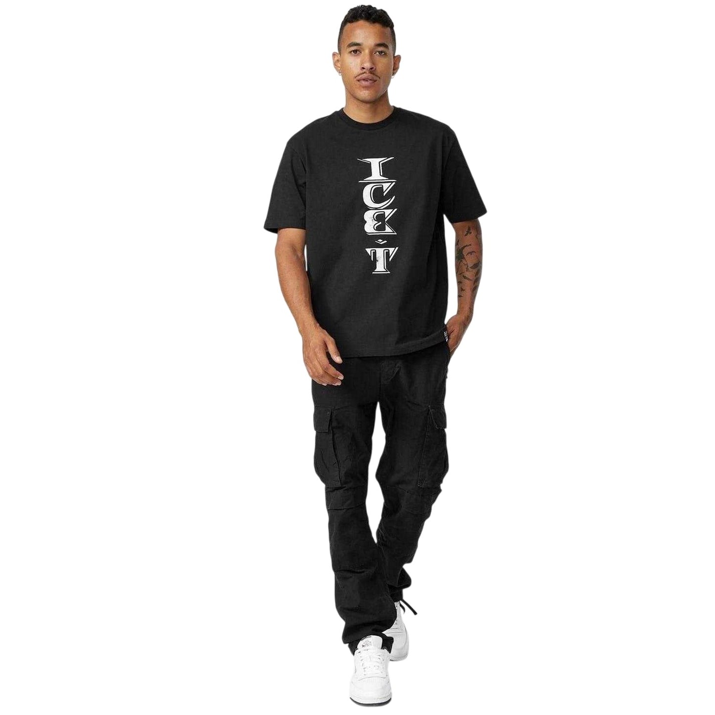 Black - Side - Ice-T Mens What Ya Wanna Do? Genie T-Shirt