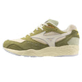 Green-White - Side - Mizuno Mens Contender Sportstyle Suede Shoes