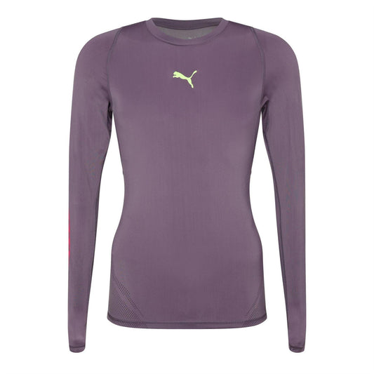 Charcoal - Front - Puma Womens-Ladies Ts Exo-Adapt Long-Sleeved Goalkeeping T-Shirt