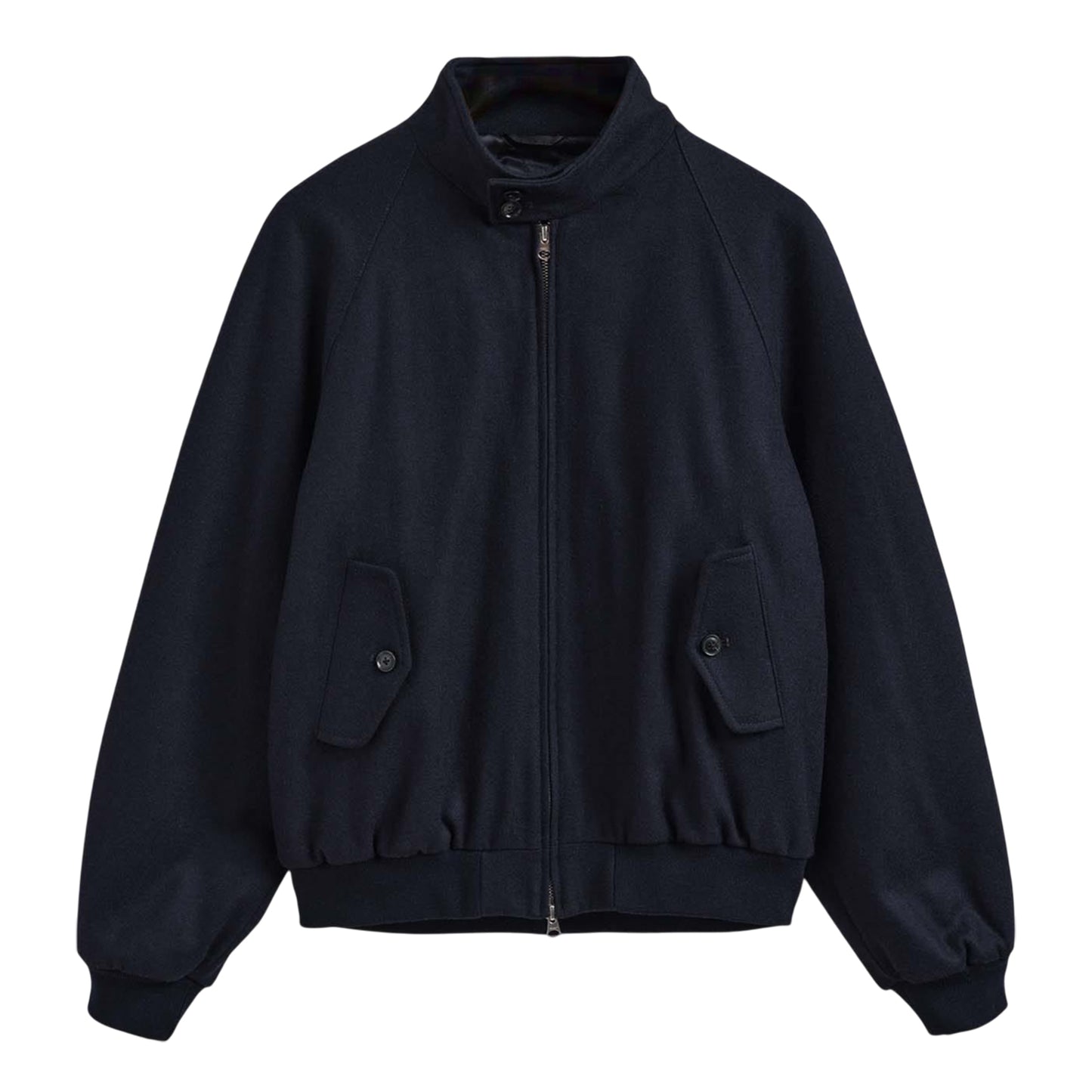 Blue - Front - Gant Mens Wool Harrington Jacket