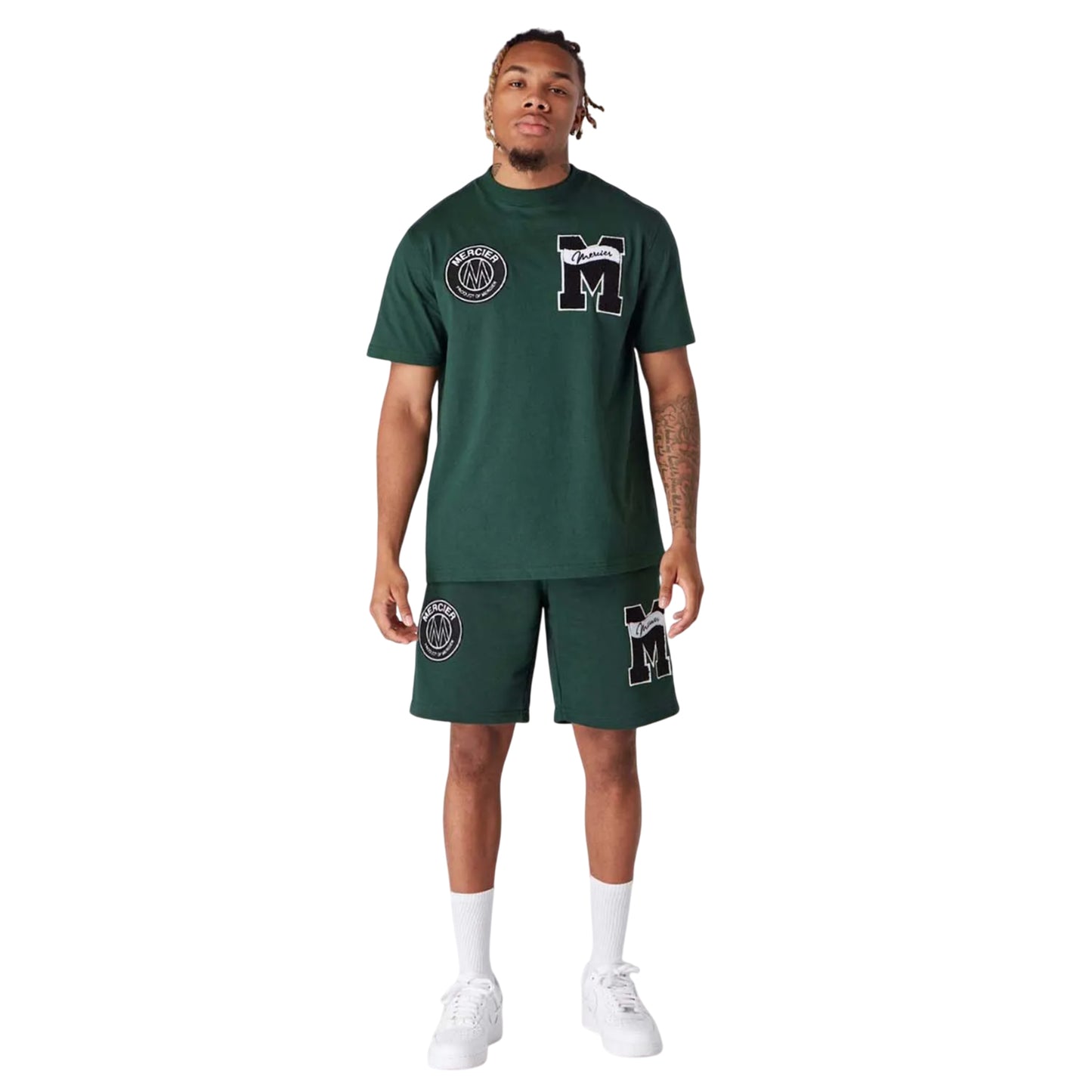 Green - Back - Mercier Mens Academy Shorts